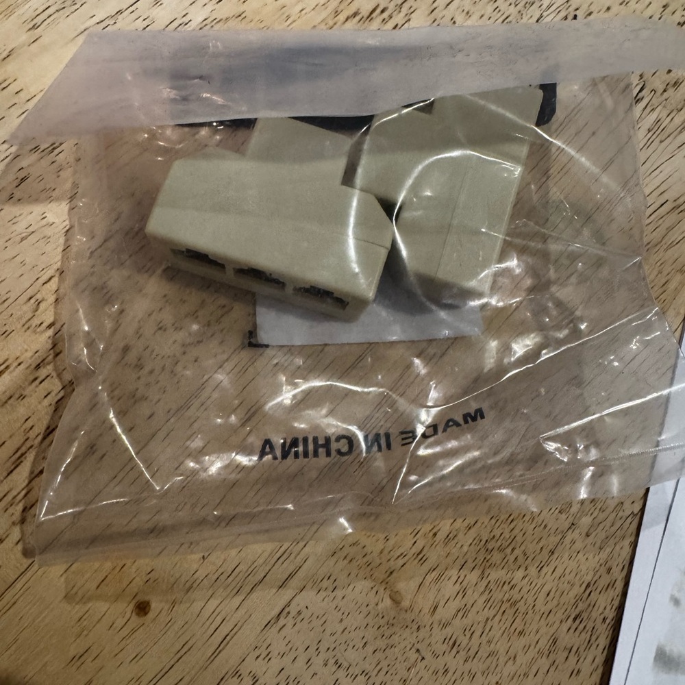 VoIP Home Phone Adapter - Cream